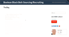 Desktop Screenshot of booleanblackbelt.com